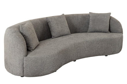 Kanapé ATELIER 230 cm háromszemélyes buklé szürke