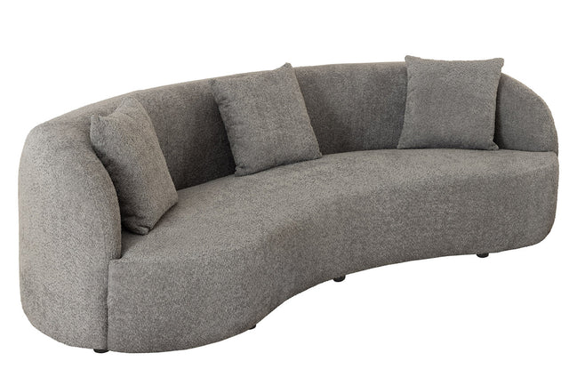 Kanapé ATELIER 230 cm háromszemélyes buklé szürke