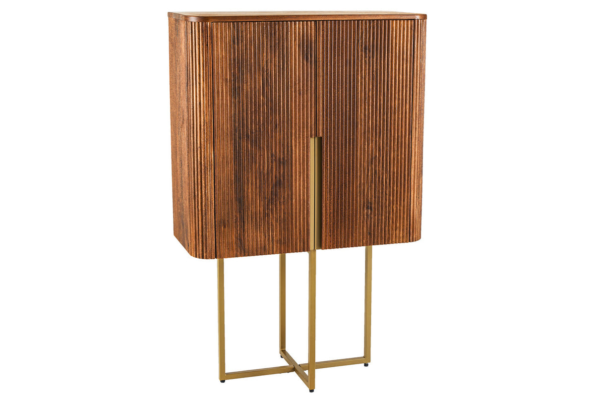 GATSBY 125cm retro style mango gold highboard