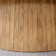 Étkezőasztal ART DECO 220 cm ovális asztallap mangófa