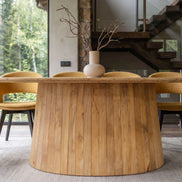 Étkezőasztal ART DECO 220 cm ovális asztallap mangófa