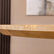 Étkezőasztal ART DECO 220 cm ovális asztallap mangófa