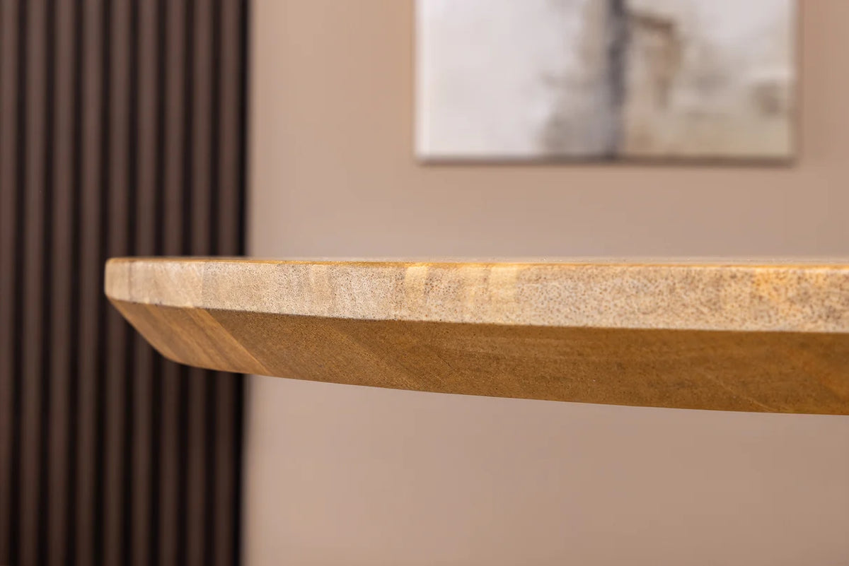 Étkezőasztal ART DECO 220 cm ovális asztallap mangófa