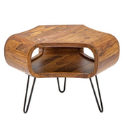 ORGANIC LIVING coffee table 60cm sheesham wood natural