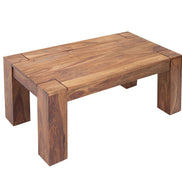 MAKASSAR coffee table 100cm sheesham wood