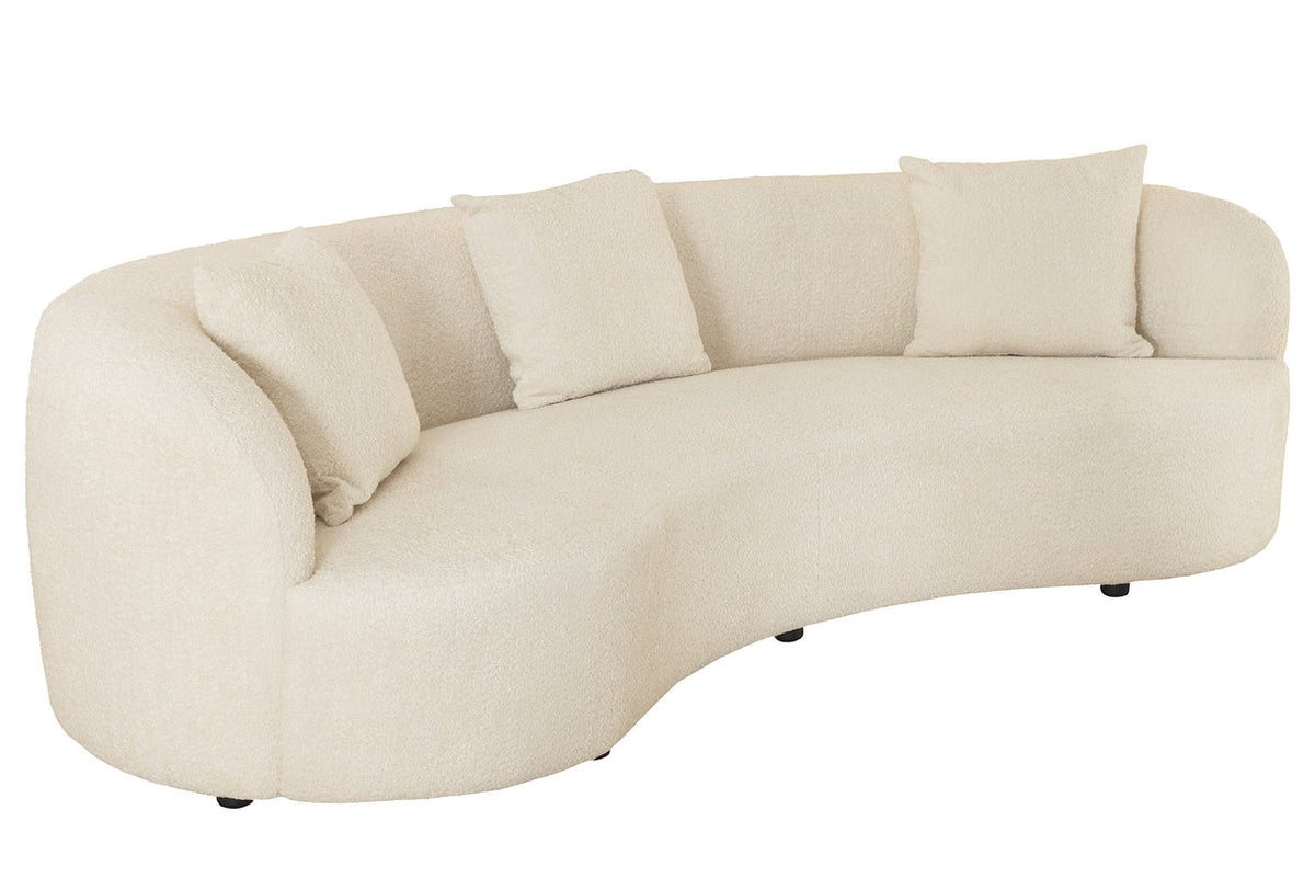 Kanapé ATELIER 230 cm háromszemélyes buklé bézs