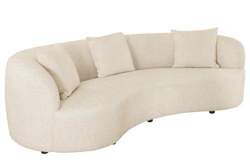 Kanapé ATELIER 230 cm háromszemélyes buklé bézs