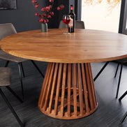 Dining table MAISON JADE Ø 120cm round acacia wood