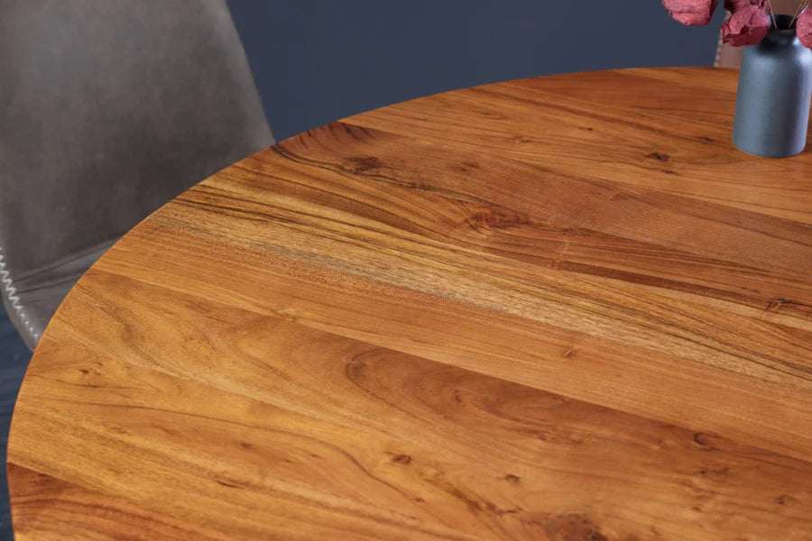 Dining table MAISON JADE Ø 120cm round acacia wood