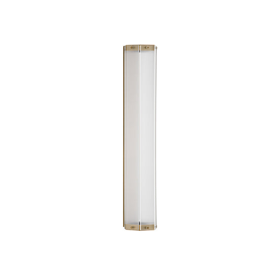 Essenzo LED decorative wall lamp made of metal, in matte gold