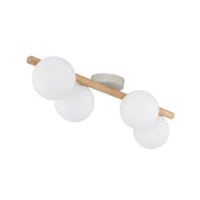 Estera general ceiling light made of natural wood