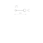 Orbit dekoratív fali lámpa