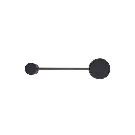 Orbit decorative wall lamp made of metal, black