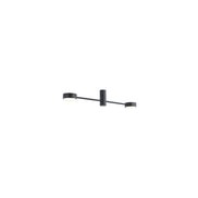 Orbit multi-arm ceiling lamp made of metal, in black
