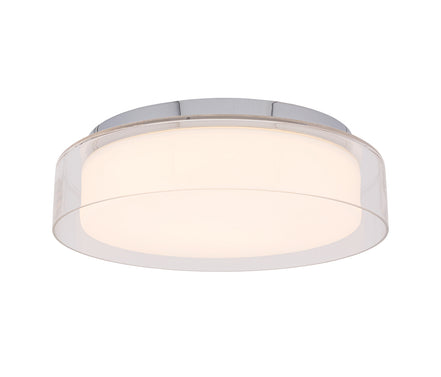 Pan general ceiling light in modern chrome glass design