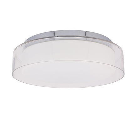 Pan general ceiling light in modern chrome glass design