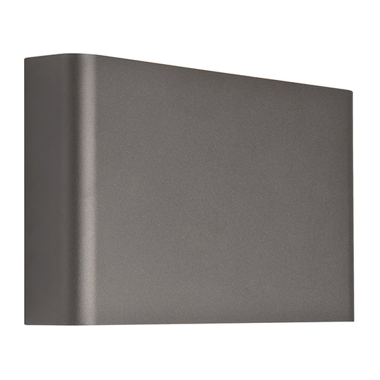 Haga decorative wall light in modern graphite-colored metal