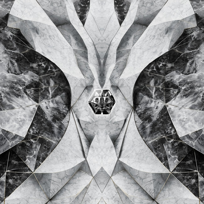 Philipp Plein 2 – Geometric Marble Panel