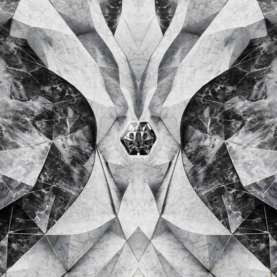 Philipp Plein 2 – Geometric Marble Panel
