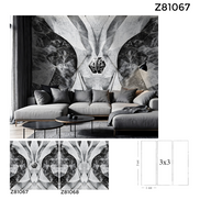 Philipp Plein 2 – Geometric Marble Panel