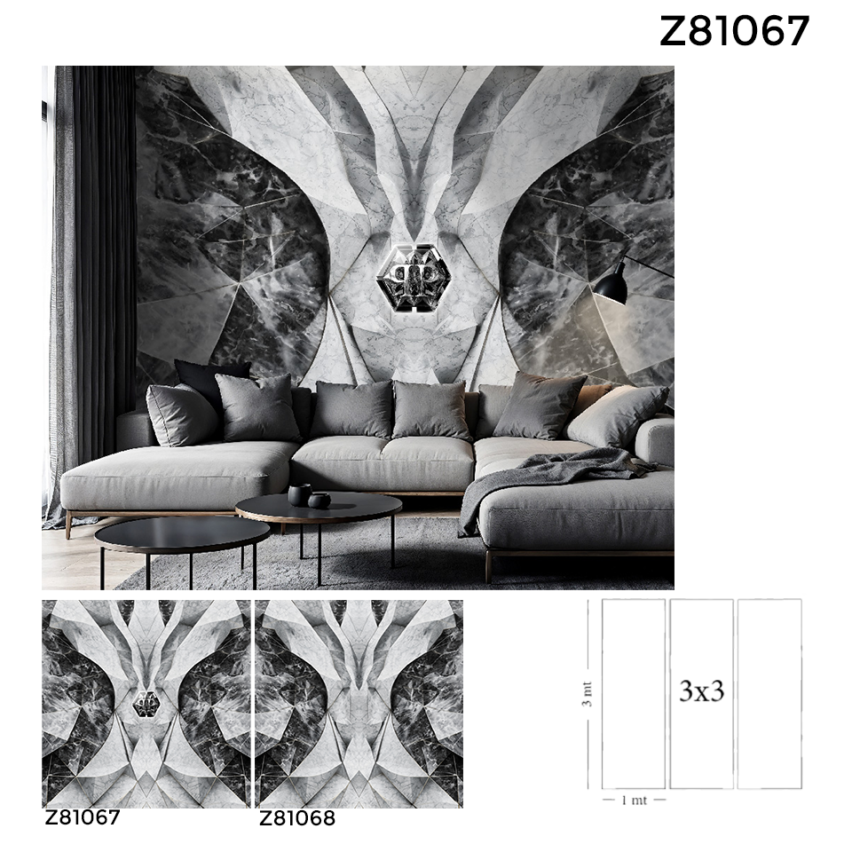 Philipp Plein 2 – Geometric Marble Panel