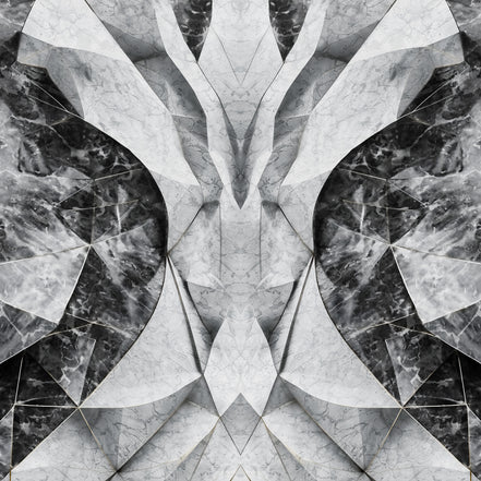Philipp Plein 2 – Geometric Marble Panel