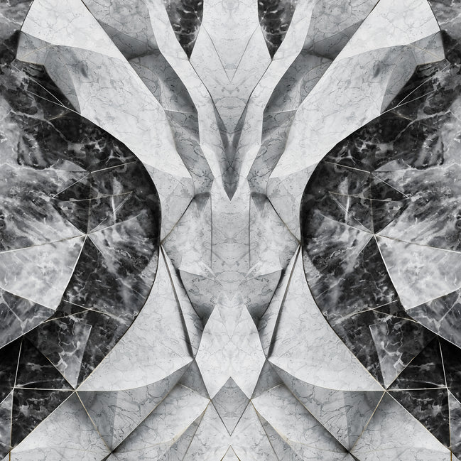 Philipp Plein 2 – Geometric Marble Panel