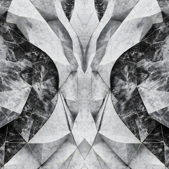 Philipp Plein 2 – Geometric Marble Panel