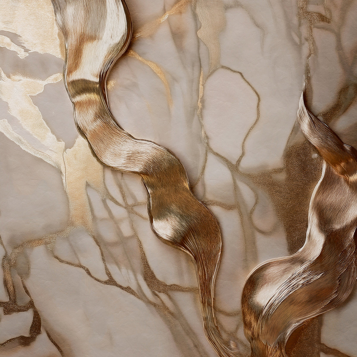 Philipp Plein 2 – Marble Gold Panel