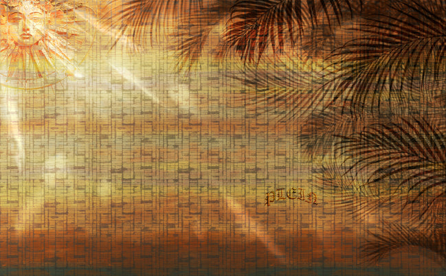 Philipp Plein 2 – Tropical Grid Panel