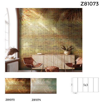 Philipp Plein 2 – Tropical Grid Panel