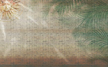 Philipp Plein 2 – Tropical Grid Panel