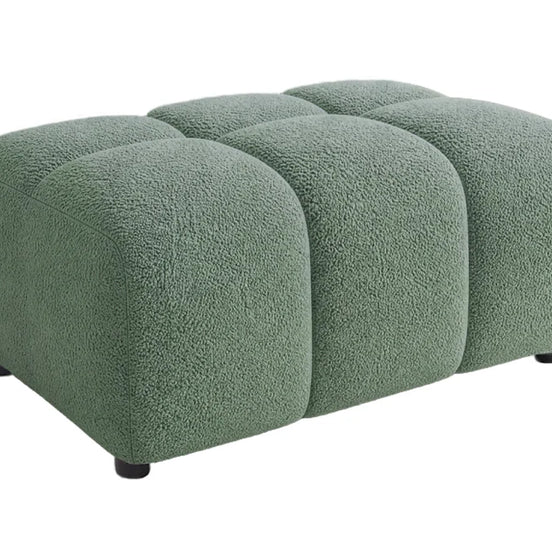 CLOUD bouclé puff, zsályazöld, 100 cm